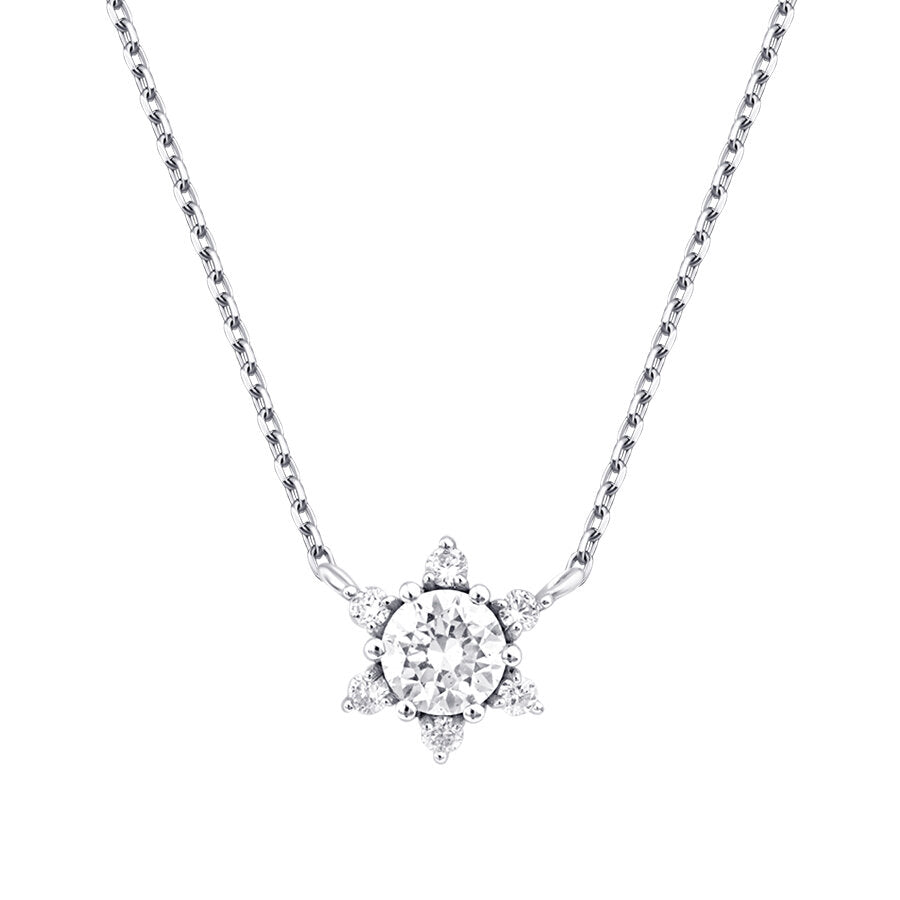 0,29 Carat Diamond Solitaire Necklace