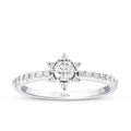 0,43 Carat Diamond Round Solitaire Engagement Ring
