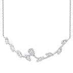 0,31 Carat Diamond Baguette Trend Necklace