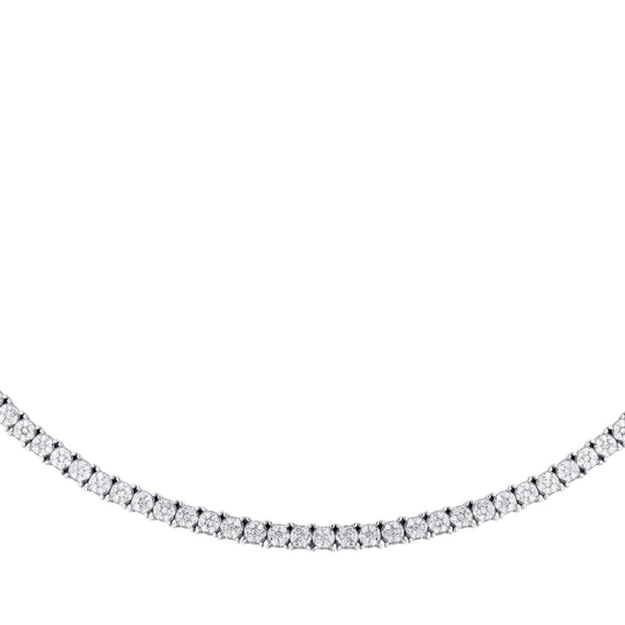 1,50 Carat Diamond Half-Eternity Tennis Neckband
