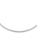 2,50 Carat Diamond Half-Eternity Tennis Neckband