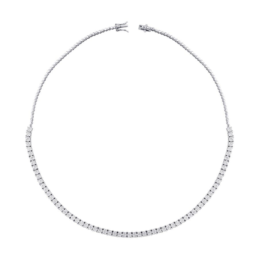 2,50 Carat Diamond Half-Eternity Tennis Neckband