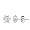0,57 Carat Diamond Solitaire Earrings