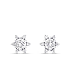 0,57 Carat Diamond Solitaire Earrings