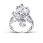 1,34 Carat Diamond Baguette Trend Ring