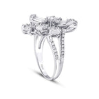 1,34 Carat Diamond Baguette Trend Ring