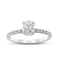 1,15 Carat Diamond Oval Solitaire Engagement Ring