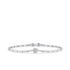 0,10 Carat Diamond Baguette Bracelet