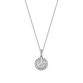 0,63 Carat Diamond Round Stone Trend Necklace
