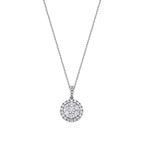 0,63 Carat Diamond Round Stone Trend Necklace