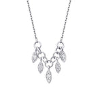 0,15 Carat Diamond Round Trend Necklace