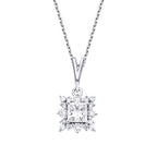 0,48 Carat Diamond Square Necklace