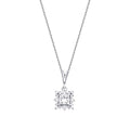 0,48 Carat Diamond Square Necklace