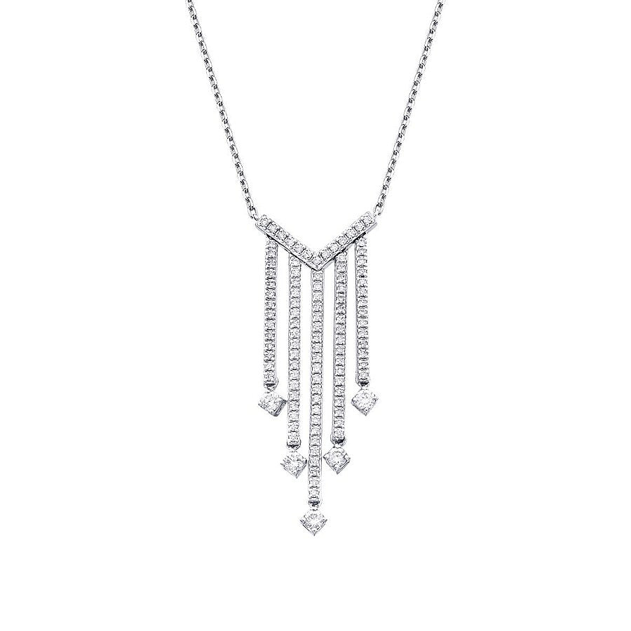 0,67 Carat Diamond Necklace