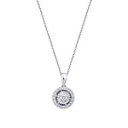 0,10 Carat Diamond Effect Trend Necklace