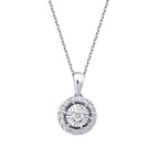 0,10 Carat Diamond Effect Trend Necklace