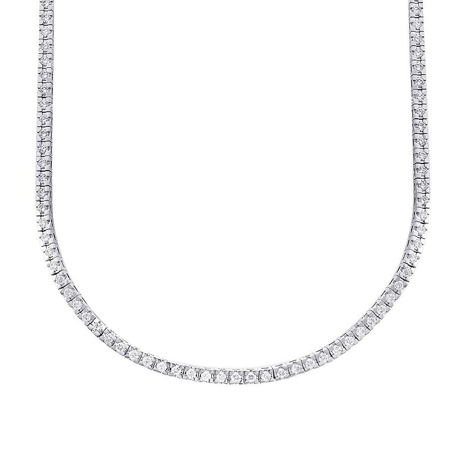 1,46 Carat Diamond Eternity Tennis Necklace