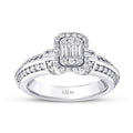 0,52 Carat Diamond Baguette Ring