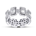 2,06 Carat Diamond Baguette Eternity Ring