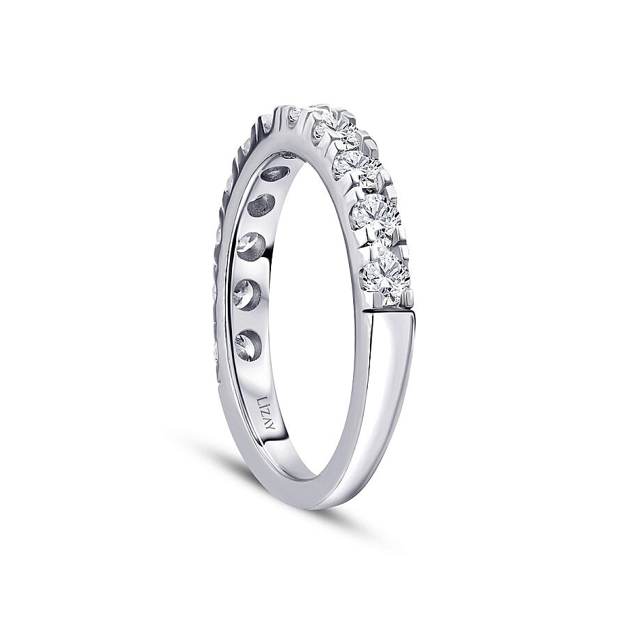 0,80 Carat Diamond Half-Eternity Ring