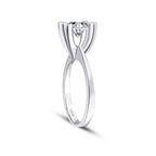 0,70 Carat Diamond Round Solitaire Engagement Ring