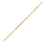 Gold Triangle Stone Trend Bracelet