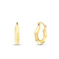 Gold Geometric Hoop Earrings