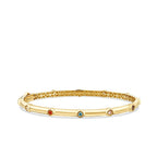 Gold Colored Stone Cuff