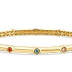 Gold Colored Stone Cuff
