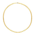 Gold Thick Detailed Trend Necklace