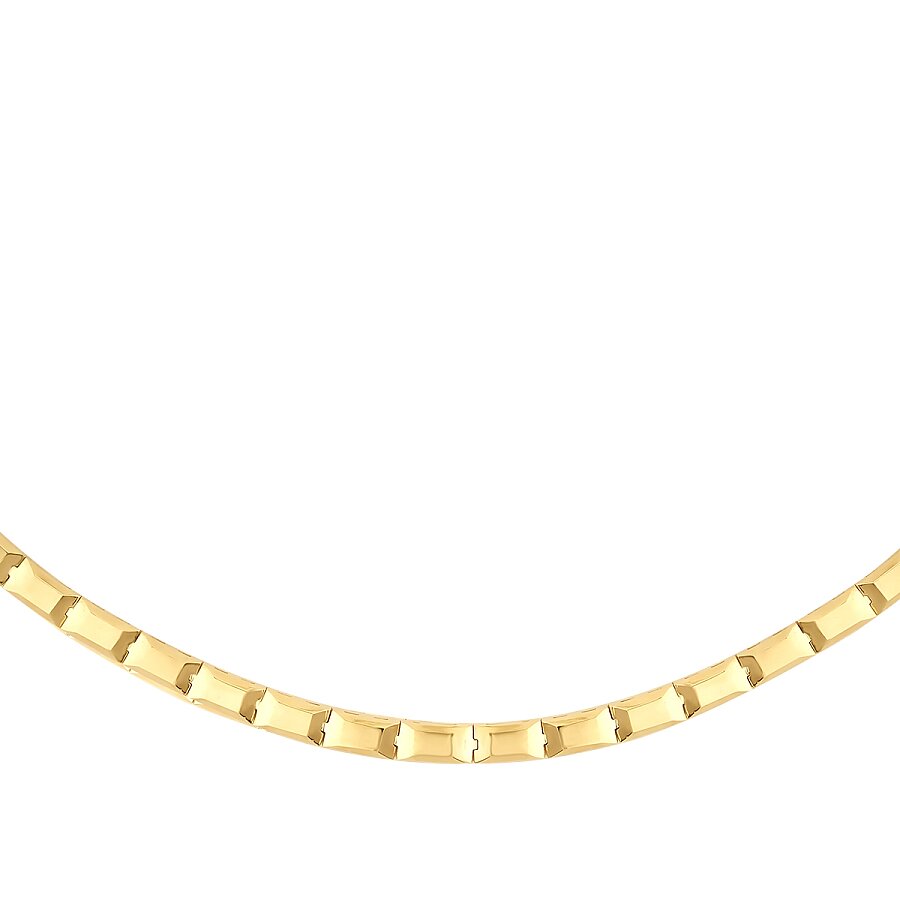 Gold Thick Detailed Trend Necklace
