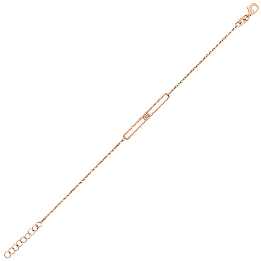 0,04 Carat Diamond Stone Bracelet