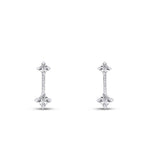 0,12 Carat Diamond Dangle Earring
