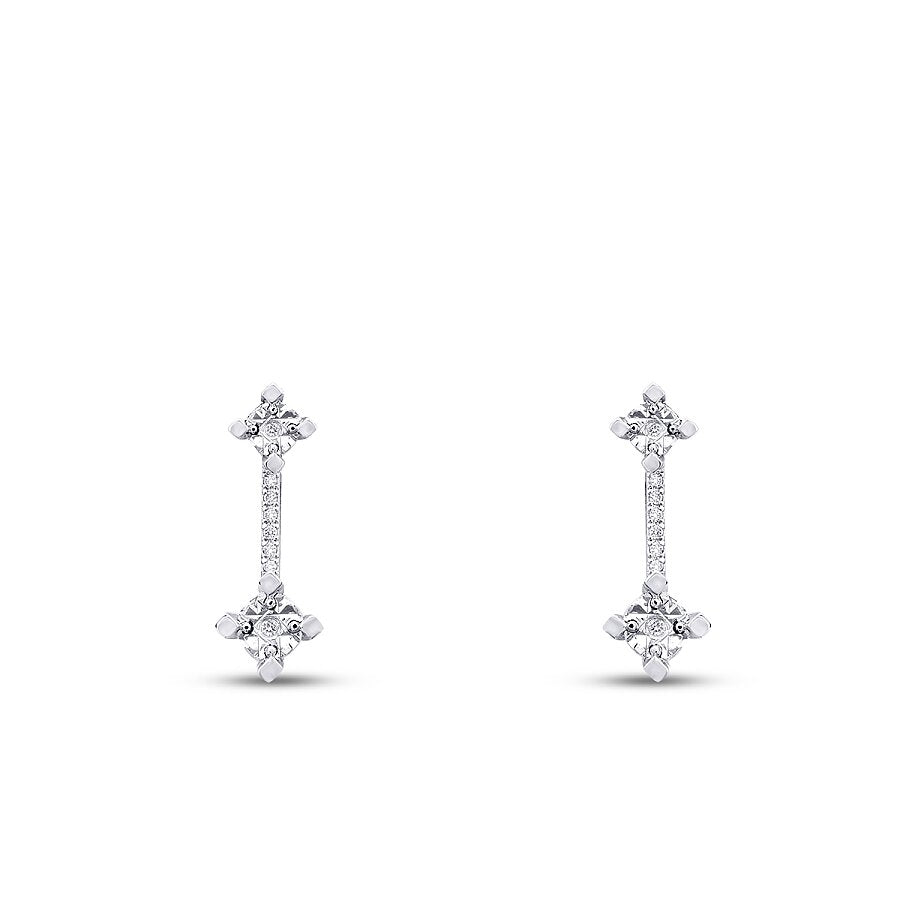 0,12 Carat Diamond Dangle Earring