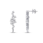 0,85 Carat Diamond Baguette Trend Earring