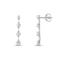 0,04 Carat Diamond Round Stone Earring