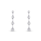 0,04 Carat Diamond Round Stone Earring