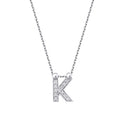 0,06 Carat Diamond K Letter Necklace