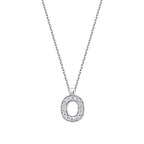 0,05 Carat Diamond O Letter Necklace