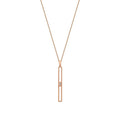 0,04 Carat Diamond Stone Long Necklace
