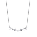 0,10 Carat Diamond Round Stone Necklace