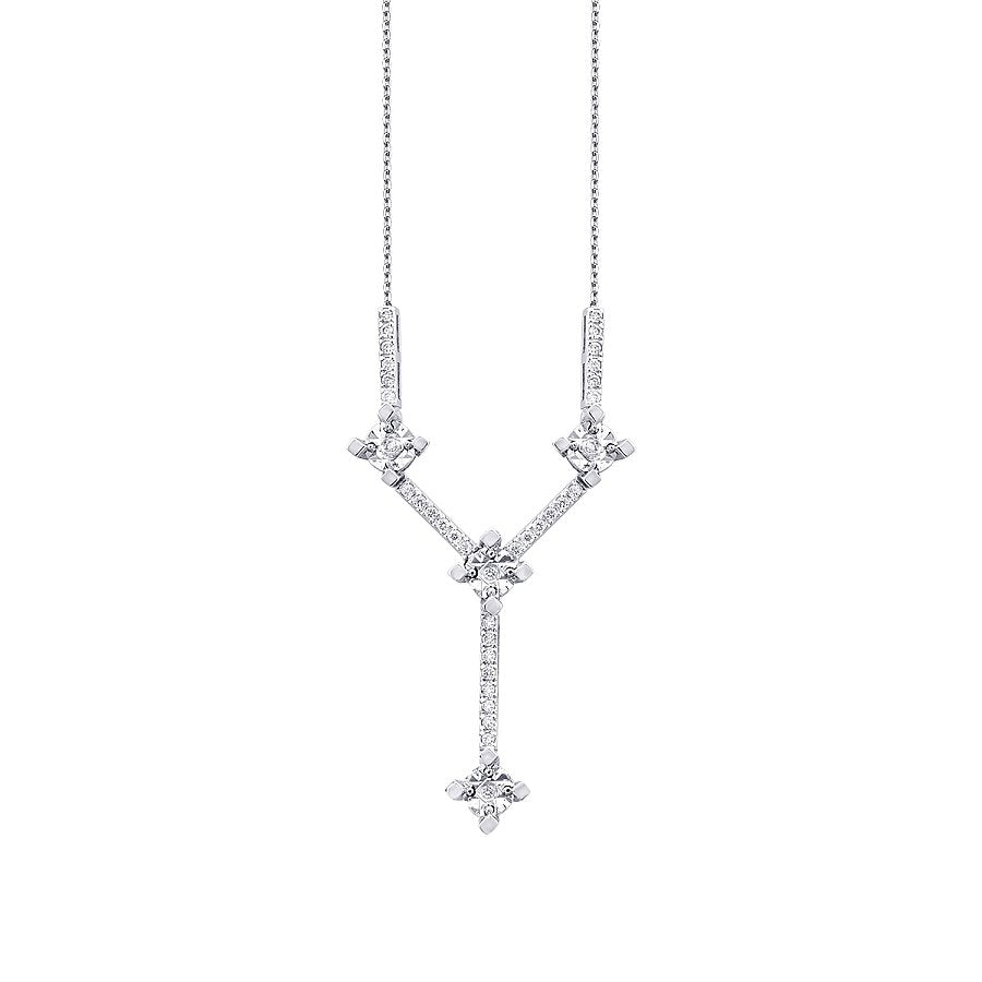 0,12 Carat Diamond Dangle Neckband