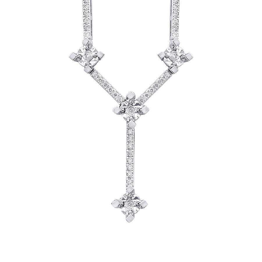 0,12 Carat Diamond Dangle Neckband