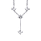 0,12 Carat Diamond Dangle Neckband