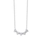 0,32 Carat Diamond Heart Necklace