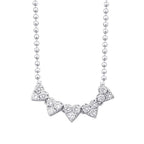 0,32 Carat Diamond Heart Necklace