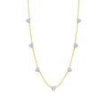 0,44 Carat Diamond Heart Detailed Necklace