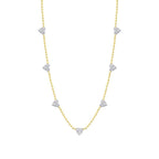 0,44 Carat Diamond Heart Detailed Necklace
