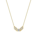 0,21 Carat Diamond Geometric Trend Necklace
