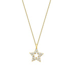 0,07 Carat Diamond Star Necklace